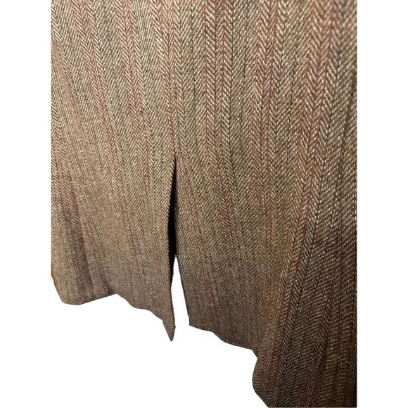 Harris Tweed Pendleton Vintage Pure Scottish Wool Brown Blazer Suit Jacket 42/44